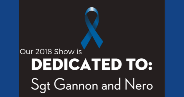 Spirit Dedicates their 2018 Show to Local Heroes, Sgt. Gannon & Nero